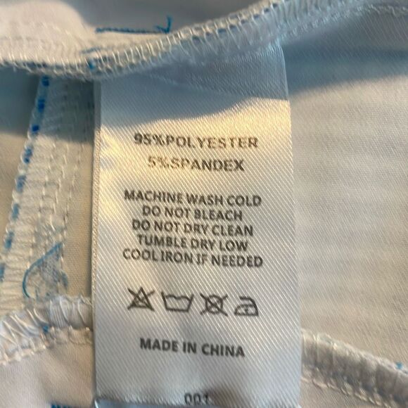 Acegolfs Eagle Golf 28" Performance Stretch Ankle Pants Blue White Gingham Check - Picture 10 of 12